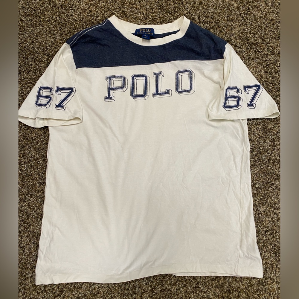 Navy ans White T-Shirt